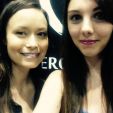 Summer Glau posing with fan at MegaCon