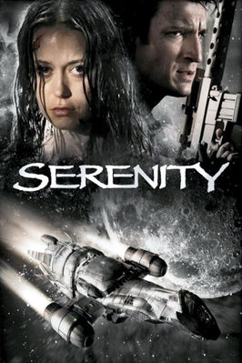 Summer Glau and Nathan Fillion - Serenity movie poster