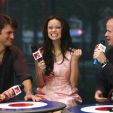 Nathan Fillion, Summer Glau and Joss Whedon on MTV's TRL show - October 05, 2005