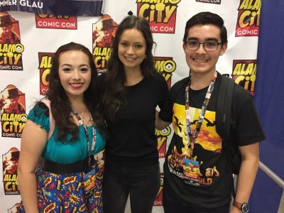San Antonio native Summer Glau was so sweet to talk to! We obviously needed to take a photo with her because *represent*