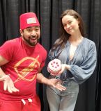 Too give a big belated happy birthday to Summer Lyn Glau.... yes not even the speed force could help... but mission Cake Delivery complete.